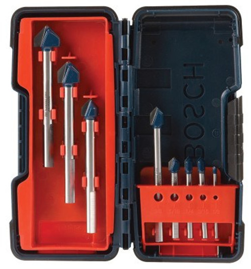 Bosch Tool Corporation 8 Pc. Glass and Tile Bit Sets, 1/EA, #GT3000 Bosch Tool Corporation 8 Pc. Glass and Tile Bit Sets, 1/EA, #GT3000