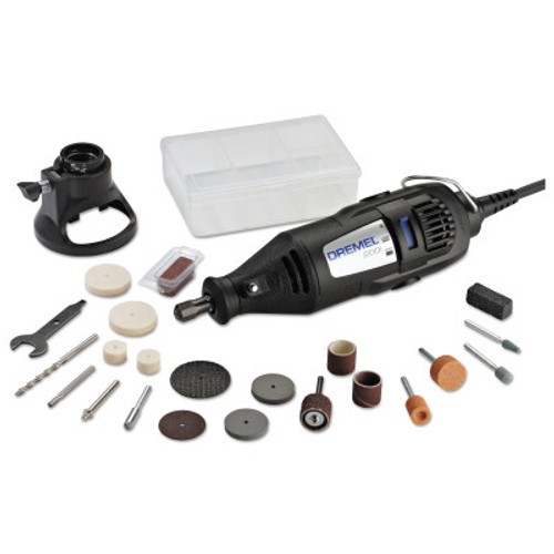 Bosch Tool Corporation 200 Series Rotary Tools, 21 Assorted Accessories; Case; Cutting Guide, 1/EA, #200121