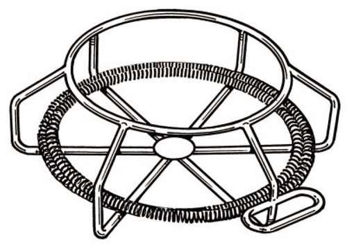 Ridgid Tool Company Drain Cleaner Cable Carrier, Holds 75 Feet of 7/8 in Cable, C-10, 1 EA, #59470 Ridgid Tool Company Drain Cleaner Cable Carrier, Holds 75 Feet of 7/8 in Cable, C-10, 1 EA, #59470
