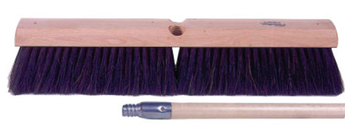 Weiler Horsehair Fine Sweep Brushes, 24 in Hardwood Block, 3 in Trim, 1/EA, #42002