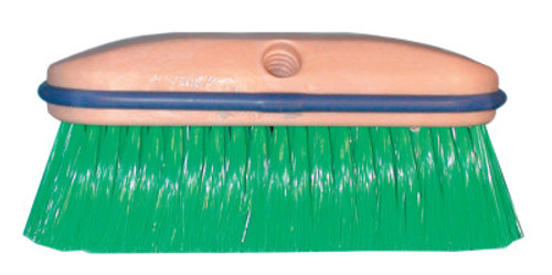 Magnolia Brush Vehicle Wash Brush, 14 in Foam Plstc Blk, 2-1/2 in Trim L, Green Flagged Nylon, 1/EA, #3314N
