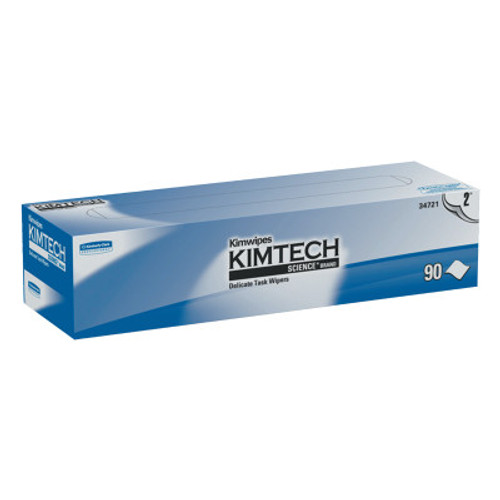 Kimberly-Clark Professional Kimtech Science Kimwipes Delicate Task Wipers, Pop-Up Box, White, 90 per box, 15/CS, #34721