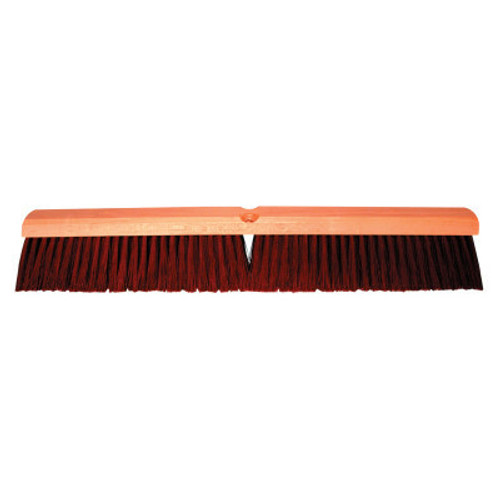 Magnolia Brush No. 22 Line Garage Brush, 18 in Hardwd Block, 3 in Trim L, Coarse Brown Plastic, 1/EA, #2218