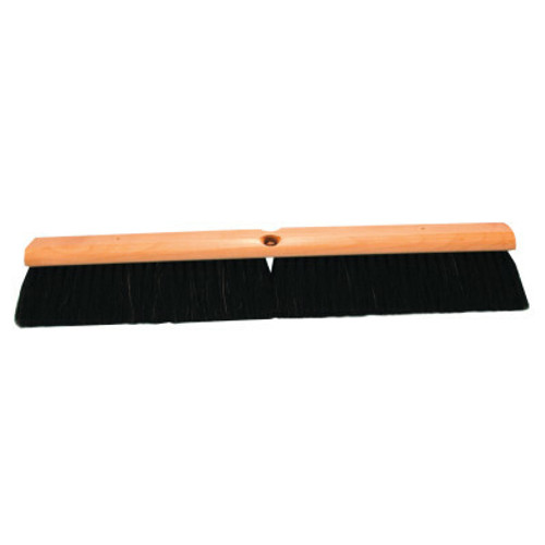 Magnolia Brush No. 7 Line Floor Brushes, 18 in Hardwood Block, 3 in Trim L, Black Horsehair, 1/EA, #718