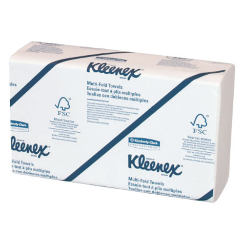 Kimberly-Clark Professional Multi-Fold Paper Towels, Convenience, 9 1/5x9 2/5, White, 150/Pk, 8/CA, #2046