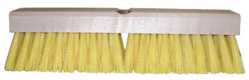 Weiler Deck Scrub Brushes, 12 in Hardwood Block, 2 in Trim, Synthetic Fill, 1/EA, #44438