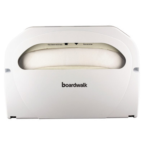 Boardwalk Wall-Mount Toilet Seat Cover Dispenser, Plastic, White, 1/EA, #BWKKD100