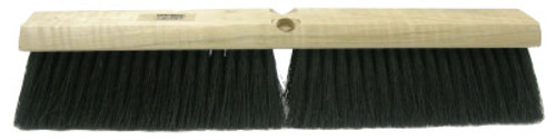Weiler Tampico Medium Sweep Brushes, 16 in Hardwood Block, 3 in Trim, 1/EA, #42006
