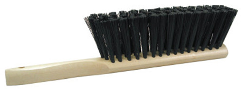 Weiler Counter Dusters, 8 in Hardwood Block, 2 1/2 in Trim, Black Polypropylene Fill, 12/EA, #25252