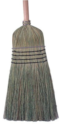 Weiler Street Brooms, 17 in Trim, Corn and Fiber, 12/PK, #70308