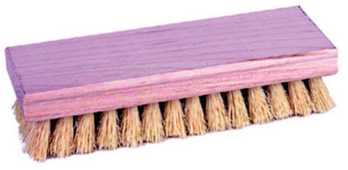 Weiler Hand Scrub Brushes, 8 in Hardwood Block, 1 1/8 in Trim L, White Tampico Fill, 12/EA, #44024