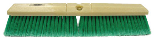 Weiler Perma-Sweep Floor Brush, 24 in Foam Block, 3 in Trim L, Yellow Polypropylene, 1/EA, #42166