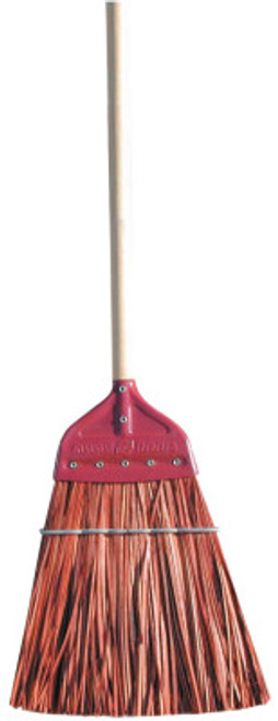 Magnolia Brush Metal Cap Brooms, Palmyra Stalk, 12/EA, #6010
