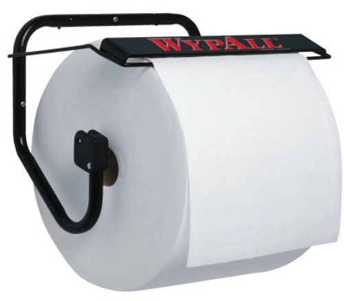 Kimberly-Clark Professional WypAll Jumbo Wiper Dispensers, Wall, Metal, Black, 1/EA, #80579