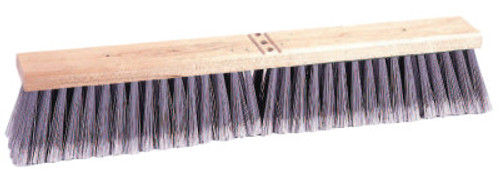 Weiler Fine Sweeping Contractor Broom, Hardwood Block, 3 in Trim L, Flagged Polystyrene, 1/EA, #44553
