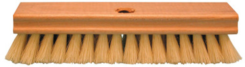 Magnolia Brush Scrub Brushes, Hardwood Block, 1 in Trim L, Cream Plastic, 12/EA, #4017P