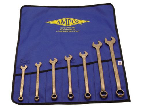 Ampco Safety Tools 7 Piece Combination Wrench Sets, Inch, 1/SET, #M41
