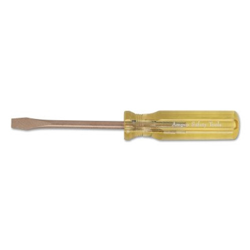 Ampco Safety Tools Standard Tip Screwdrivers, 5/16 in, 6 1/2 in Overall L, 1/EA, #S48