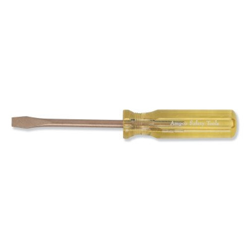 Ampco Safety Tools Standard Tip Screwdriver, 5/16 in, 10-1/8 in Overall L, 1/EA, #S49