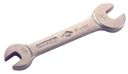 Ampco Safety Tools 17MMX19MM 15 DEGREE DBLOPEN END WRENCH, 1/EA, #WO17X19