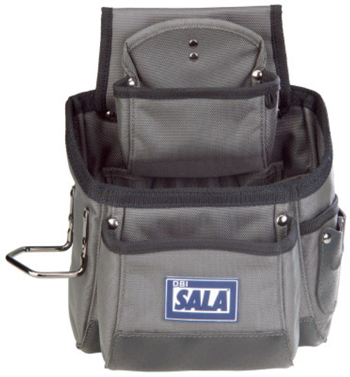 Capital Safety Tool Pouches, 15 Compartments, Gray, 1/EA, #9504072
