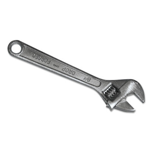 Anchor Products Adjustable Wrench, 6 in Long, 15/16 in Opening, Chrome Plated, 1/EA, #1006