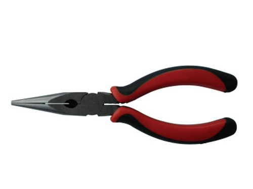 Anchor Products Solid Joint Long Nose Pliers, Drop Forged Steel, 6 in, 1/EA, #10206