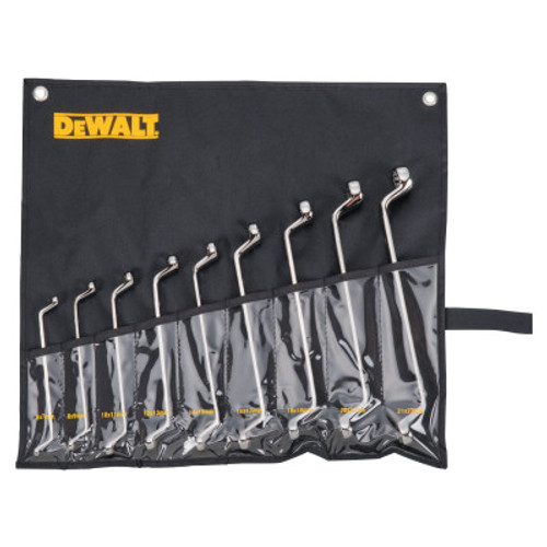 DeWalt 9 Piece Offset Box Metric Wrench Sets, 1/ST, #DWMT19263