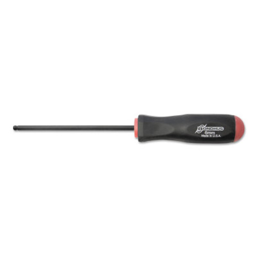 Bondhus Balldriver Metric Hex Screwdrivers, 6 mm, 10.2 in Long, 6/BOX, #10668