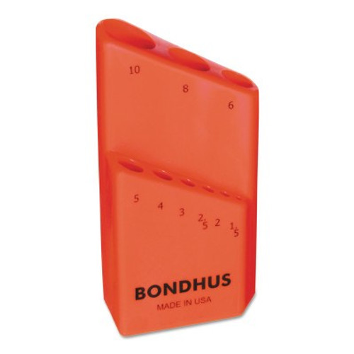 Bondhus Bondhex Cases, Replacement Hex Key Case, Holds 9 Piece, 10/PKG, #18099 Bondhus Bondhex Cases, Replacement Hex Key Case, Holds 9 Piece, 10/PKG, #18099