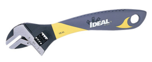 Ideal Industries Adjustable Wrenches, 10 in Long, 1 5/16 in Opening, 5/EA, #35021
