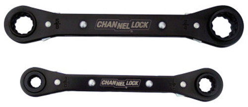 Channellock 2 pc 4-in-1 Ratcheting Box Wrench Set, Inch, 1/EA, #841S