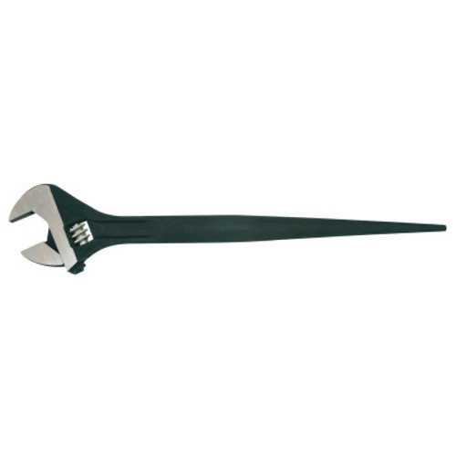 Crescent Adjustable Construction Wrench, 10-5/8 in L, 1-1/8 in Opening, Black Oxide, 1/EA #AT210SPUD