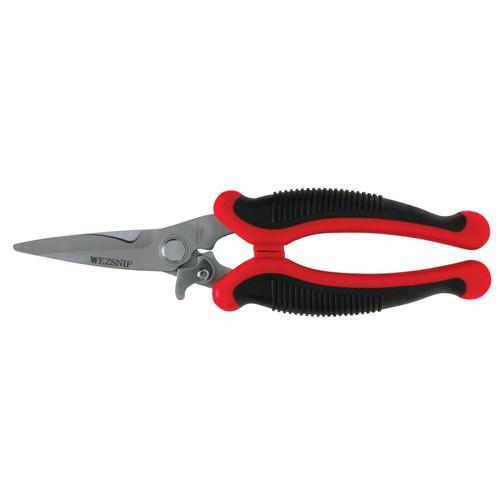 Crescent/Wiss EZ Utility Snips, Cushion Grip Handle, Cuts Straight, 1/EA #WEZSNIP