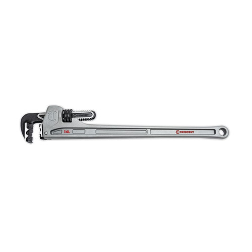 Crescent Aluminum K9 Jaw Pipe Wrench, 17.5 in OAL, 2 in Pipe Size Max, Long Handle, 1/EA #CAPW14L