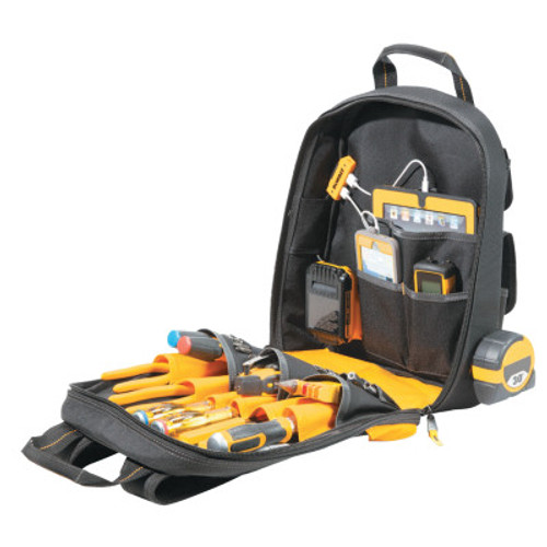 CLC Custom Leather Craft DeWalt USB Charging Tool Backpack, 23 Compartments, 19 4/5 in x  19 4/5 in, 1/EA, #DGC530