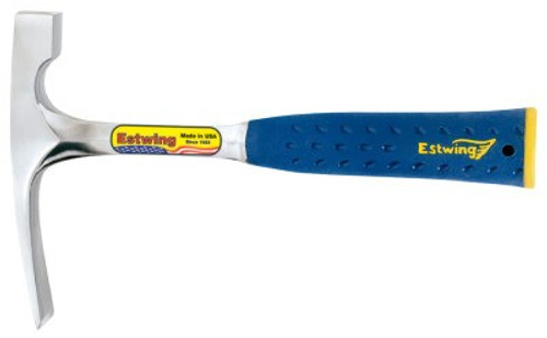 Estwing Bricklayer or Mason's Hammers, 16 oz, 11 in, Steel Handle, 1/EA, #E316BLC