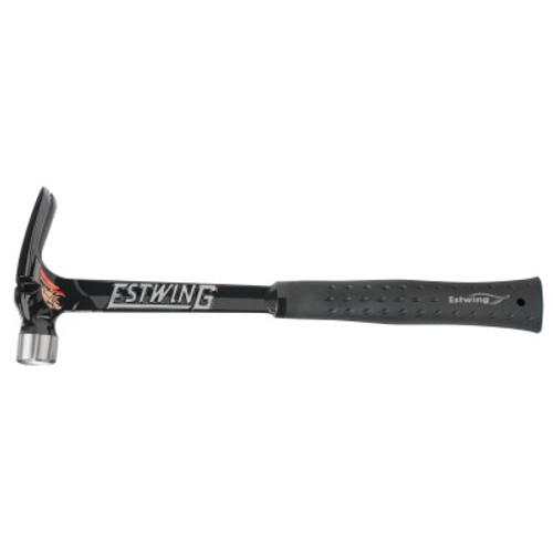 Estwing Solid Steel Framing Hammer, Black Nylon Vinyl Handle, 15 5/8 in, 15 oz, 2/EA, #EB15S