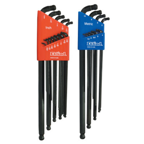 Eklind Tool 22 Piece Double Ball End Hex Key Combo Sets, Ball Hex Tip, 1/ST, #17222