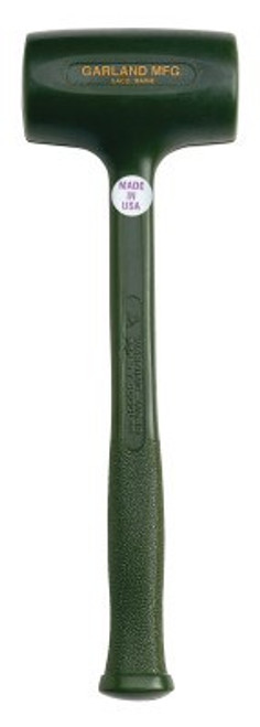Garland Mfg Standard Head Dead-Blow Hammers, 21 oz Head, 1 3/4 in Dia., 1/EA, #40002
