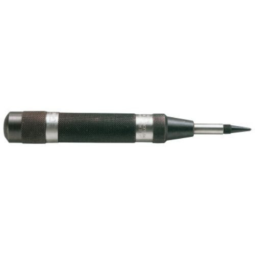 General Tools Heavy-Duty Steel Automatic Center Punch, 6 in, .083 in tip, Steel, 1/EA, #78