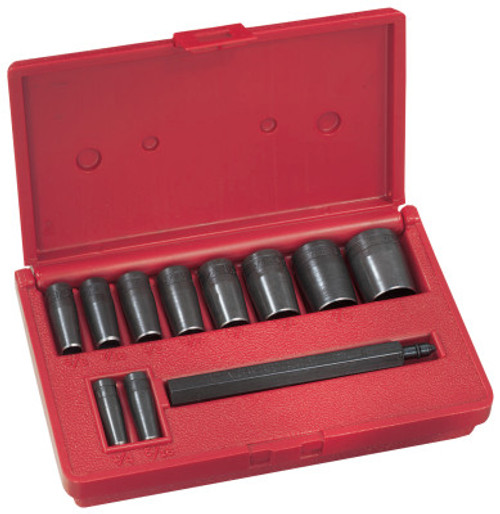 General SPC75 8 Piece 4 Drive Pin Punch Set w/Case