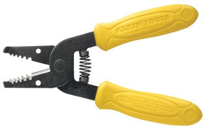 そるとんです Klein Tools Wire Strippers, 6 1/4 in, 10-18 AWG Solid, Yellow, 1