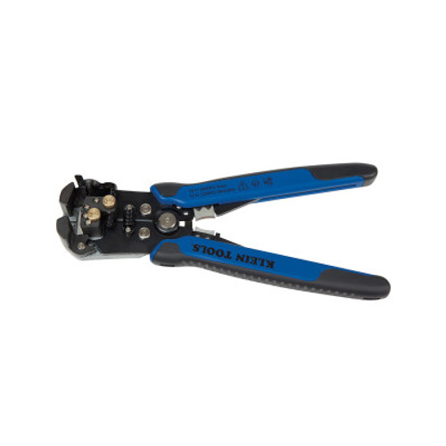 Klein Tools Wire Stripper/Cutters, 8 1/4 in, 12/2-14/2 Romex, 12-22 AWG Stranded, Blue/Black, 1/EA, #11061