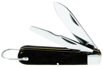 Klein Tools Two-Blade Pocket Knives, 2 1/2" Spearpoint, 2 1/2" Screwdriver Tip, 1/EA, #15502