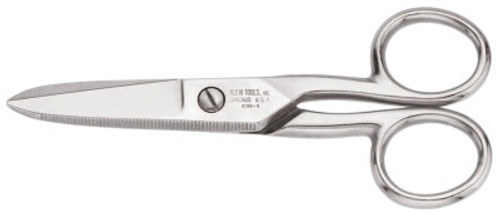 Klein Tools Electrician's Scissors, 5 1/4 in, 1/EA, #9264476400