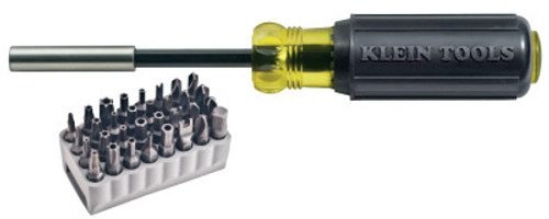 Klein Tools 32-Piece Tamperproof Screwdriver Sets, 7 3/8 in Length, 1/EA, #32510