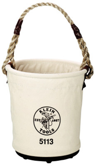 Klein Tools Tapered-Wall Buckets, 1 Compartment, 13 in X 12 in, 1/EA, #5113