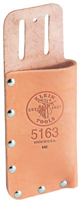 Klein Tools Lineman's Knife Holders, 1 Compartment, Leather, 1/EA, #5163