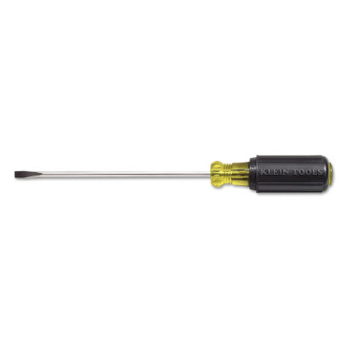 Klein Tools Cabinet-Tip Cushion-Grip Screwdriver, 3/16 in, 6 3/4 in Overall L, 1/EA, #6013